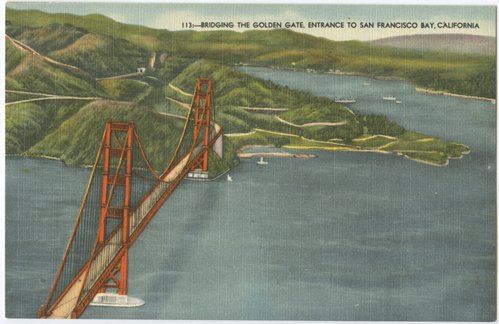 Bridging the Golden Gate, Entrance to San Francisco Bay, California
