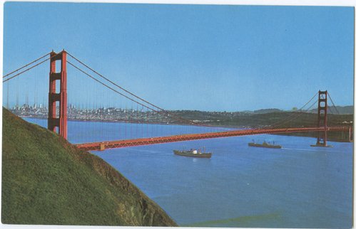 Aerial of Golden Gate Bridge