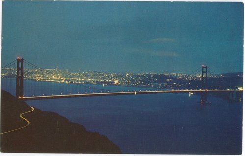 Golden Gate Bridge at Night