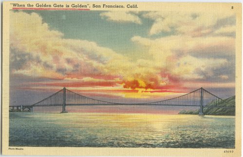 When the Golden Gate is Golden,