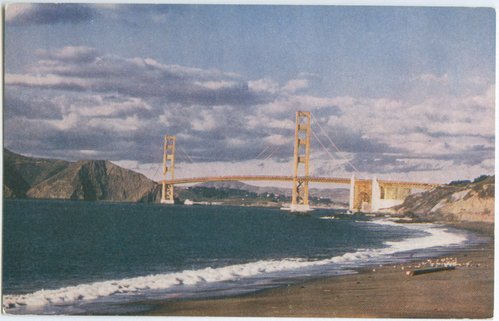 Golden Gate Bridge Viewed from the Beach