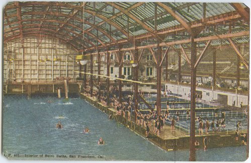 Interior of Sutro Baths, San Francisco, Cal.