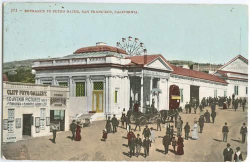 Entrance to Sutro Baths, San Francisco, California.