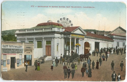Entrance to Sutro Baths, San Francisco, California.