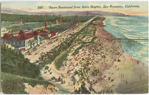 Ocean Boulevard from Sutro Heights, San Francisco, California