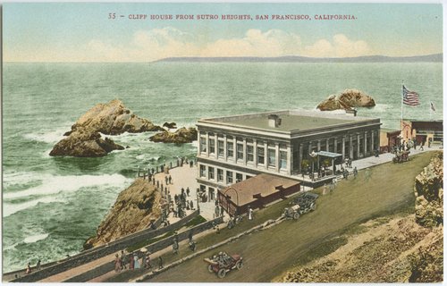 Cliff House from Sutro Heights, San Francisco, California