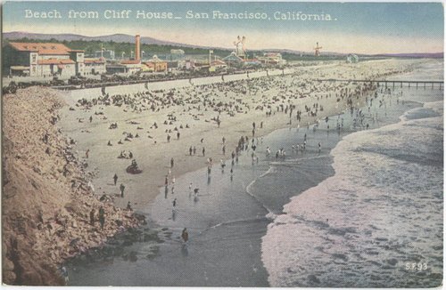 Beach from Cliff House, San Francisco, California