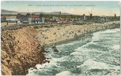 Ocean Beach from Cliff House, San Francisco, California