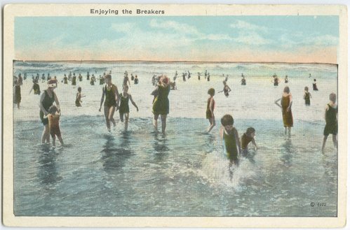 Enjoying the Breakers