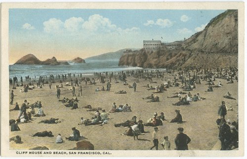 Cliff House and Beach, San Francisco, Cal