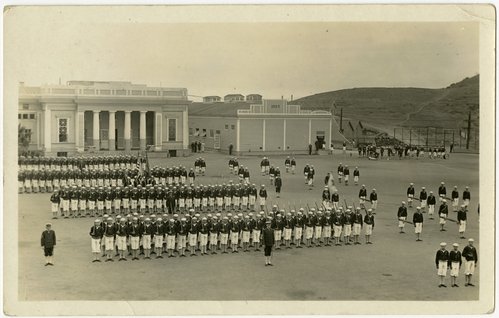 Battalion Drill on Yerba Buena