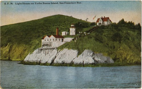 S.F. 70. Lighthouse on Yerba Buena Island-San Francisco Bay