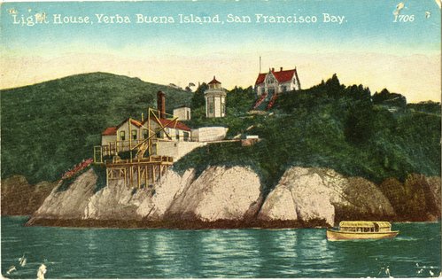 Lighthouse on Yerba Buena Island-San Francisco Bay. 1706