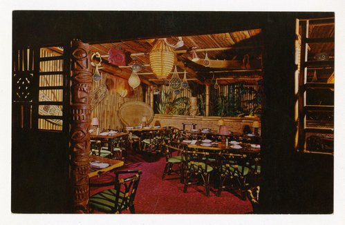 Trader Vic's dining room at 20 Cosmo Place