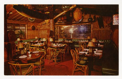 Trader Vic's dining room at 6500 San Pablo Avenue